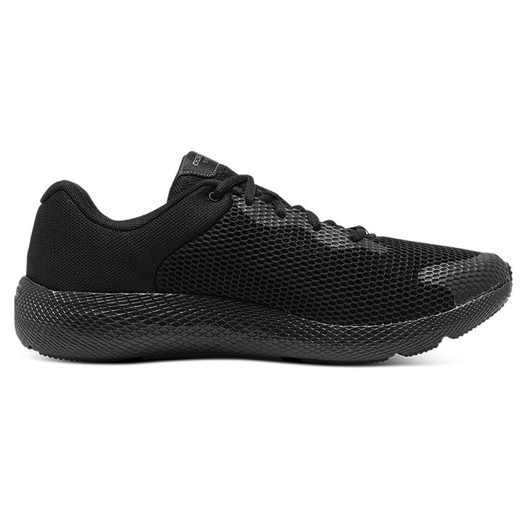 Under Armour Charged Pursuit 2 Lightweight Comfortable Fabric Low Top Training Running Shoes Men Sneaker Black 3024138-003
