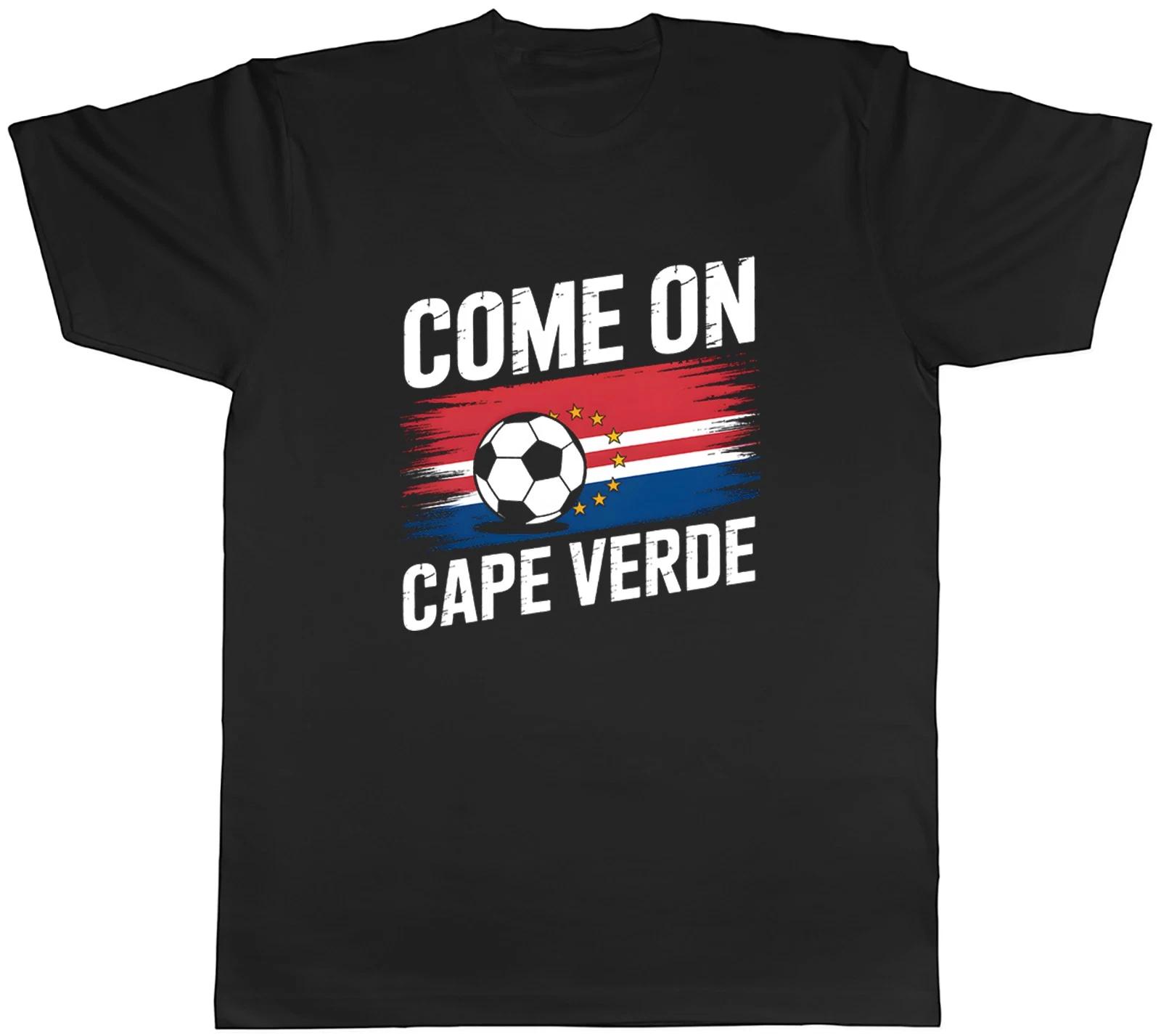 Come on Cape Verde Supporter Football Fan Mens T-Shirt Tee Gift Top M