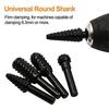 10pcs File Drill Bits Set With Spherical, Cylindrical Pointed Drill, Grinder Drill Rasp For Woodworking Carving Tool 1/4" Round Shank Rotary Burr Set