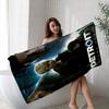 Game D-Detroit Become Human Microfiber Beach Towel Absorbent Quick Dry Soft Yoga Swimming Resort Mountain Climbing Towel