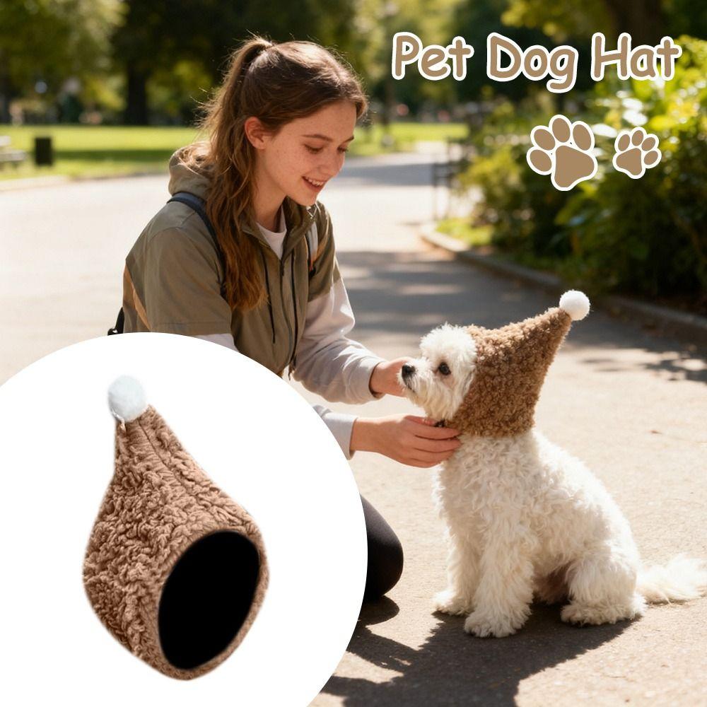 New Winter Warmth Pet Dog Hat Noise-proof Prevent Fright Dog Headgear Adjustable Small Dog Headgear for Small Dogs