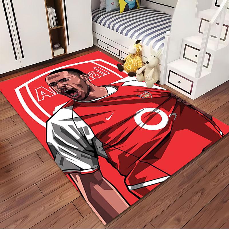 "Arsenal Player Art Carpet" suitable as a non-slip mat for the living room or bedroom sofa