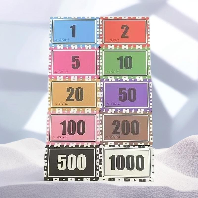 Casino Mahjong Thickened Frosted Chips & Waterproof Cards