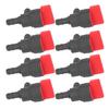 8Pcs 1/4in Kraftstoff Cut Off Ventil 90 Grad Abschaltung Ventil Gerade Gas Ventil für Stens für Oregon für