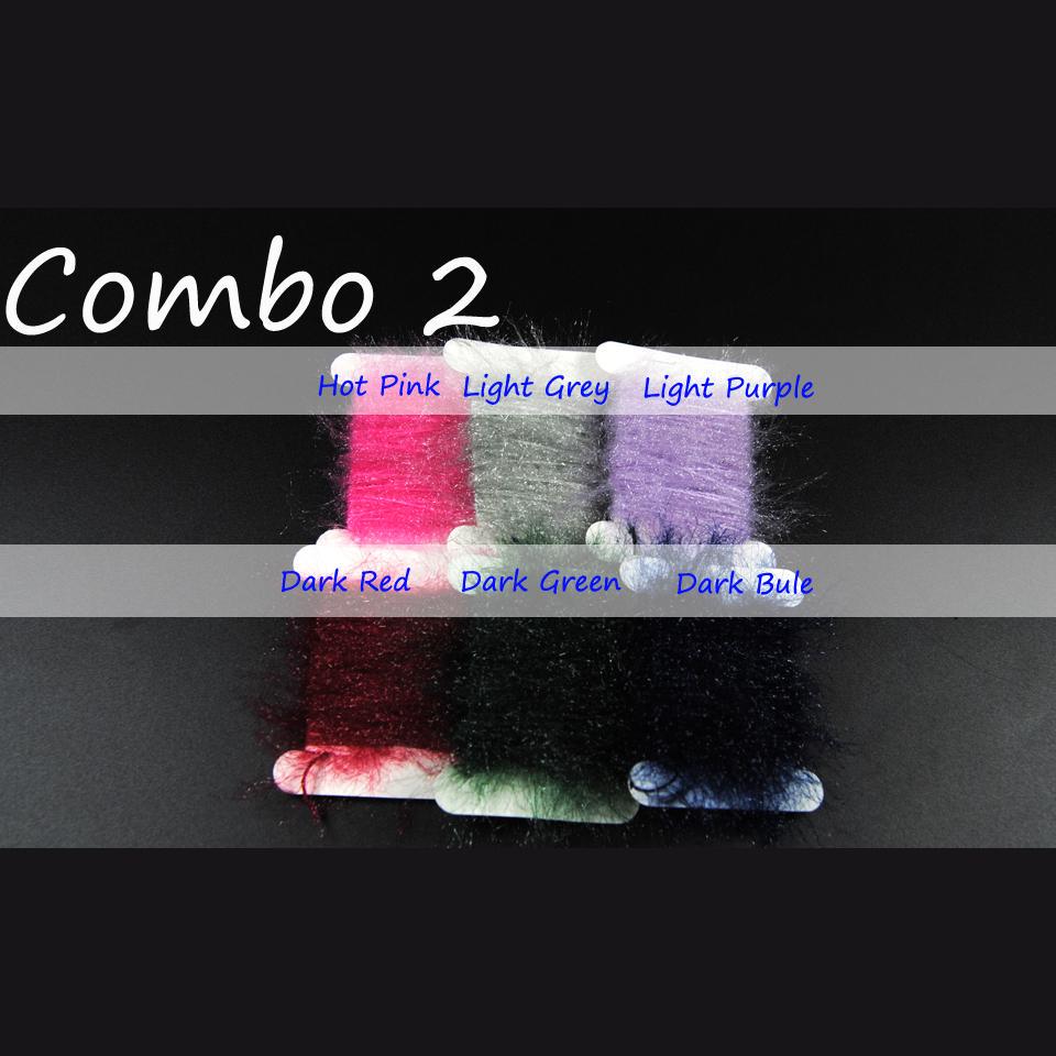 6ks vázací body pro mušky Scud Sand Worm vázací materiál pro tělo nymfy