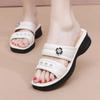 Sandalias Women Fashion Light Weight Anti Skid Daily Wear Footware Lady Casual Spring Summer Open Toe Beige Sandals Shoes  Ab537