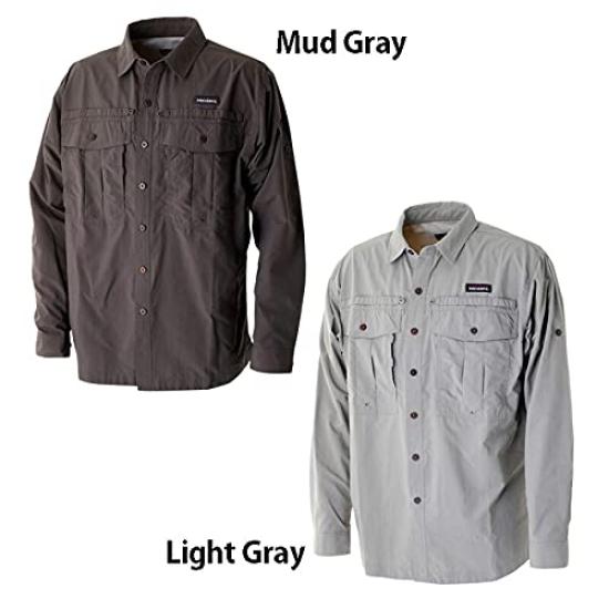Little Presents SP Fishing Shirt S-10 Mud Gray, Medium