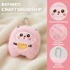 Squeaky Sheep Plush Keychain Soft Plush Squeezing Plush Doll  Bag Accessories