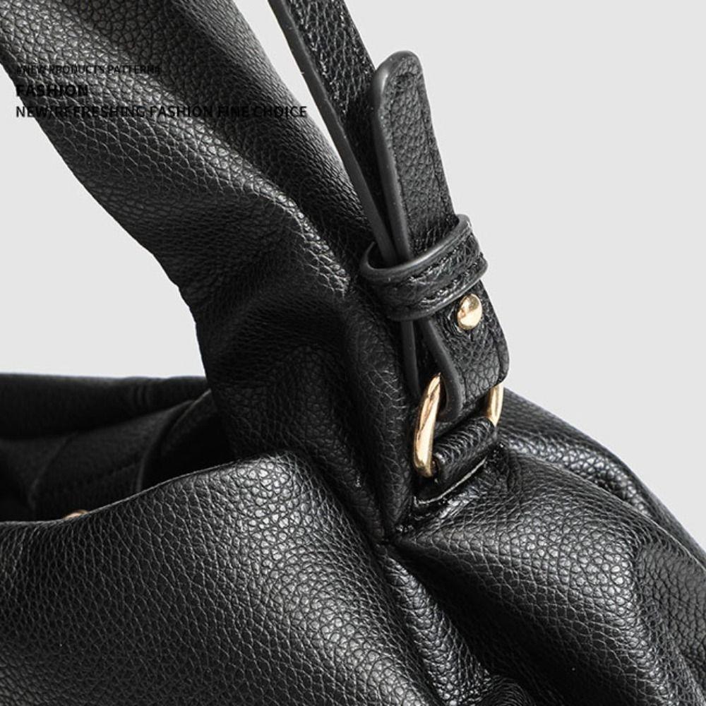 PU Leather Dumpling Shoulder Bag Light Luxury New Design Handbag Fashion Cloud Tote Bag  Gifts
