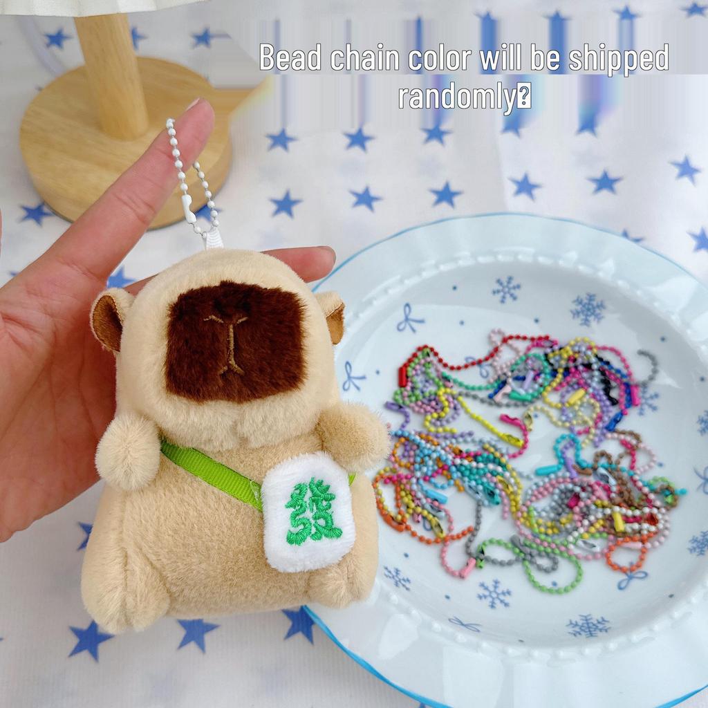 Pingente Capivara Chaveiro de Pelúcia - Presente de Aniversário Boneca de Pano