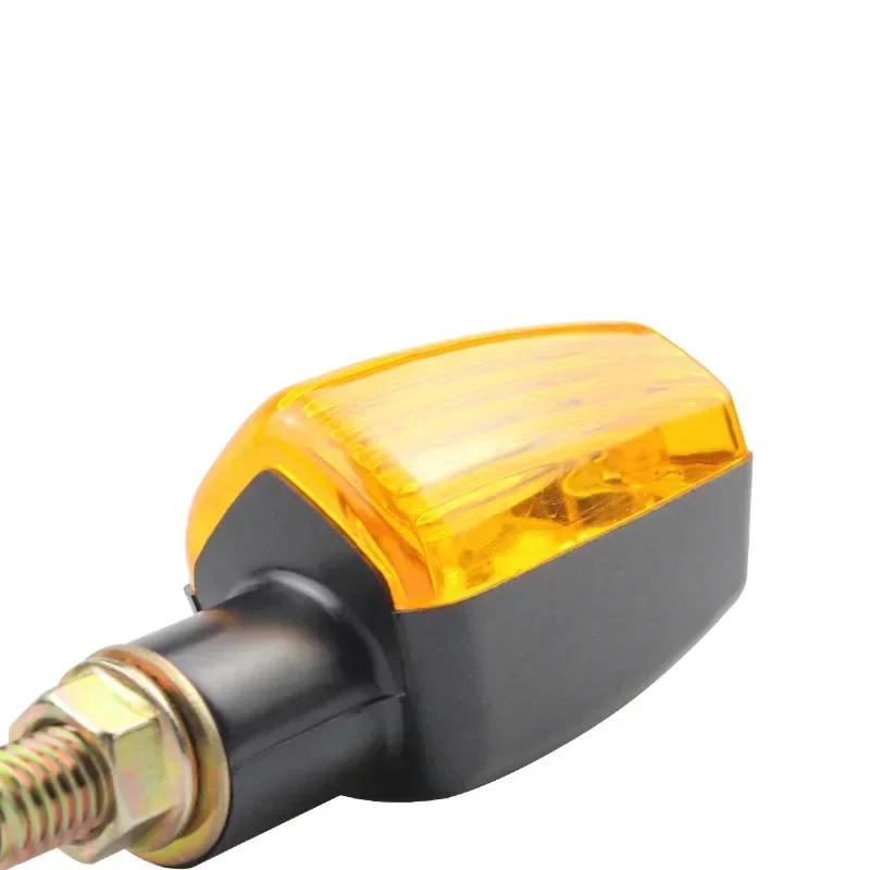 4PCS Universal Motorcycle Blub Turn Signal Lamp Turning Indicators Light Blinkers Signal Amber Bike Motorcycle Accessories 12V