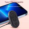 Selfie Remote Control Remote Shutter Rechargeable Controller Selfie Button for Phone & Android Phones Page Turners