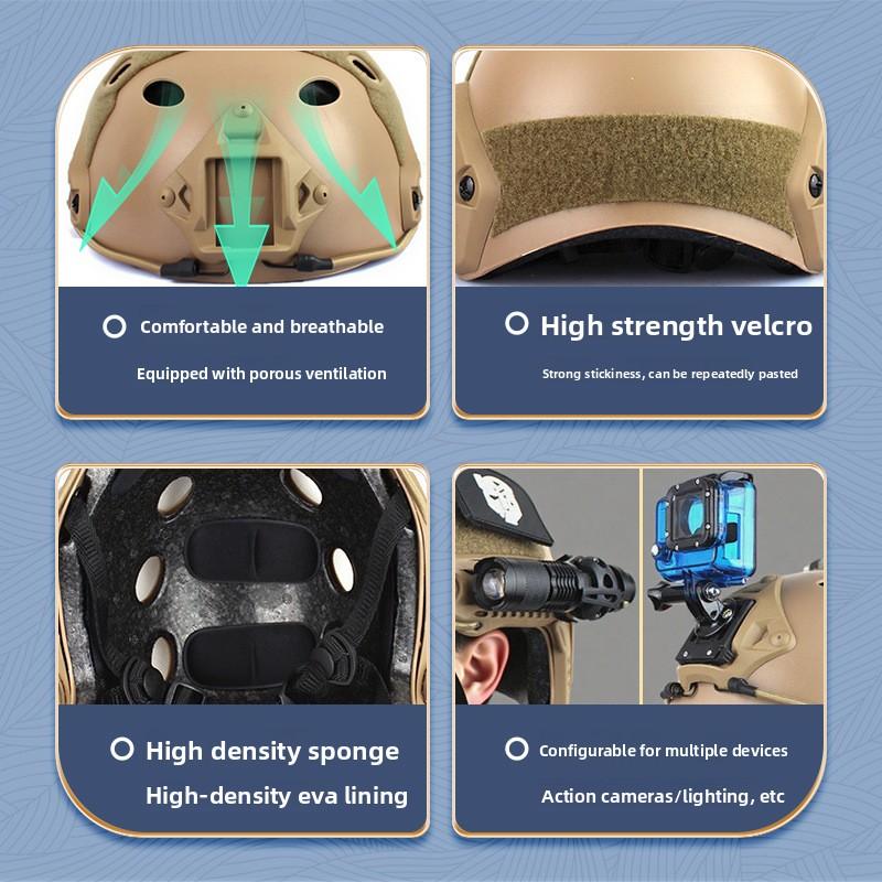 FAST Helmet Outdoor Comic-Con Protection Video Props Lightweight Guide Rail Ride