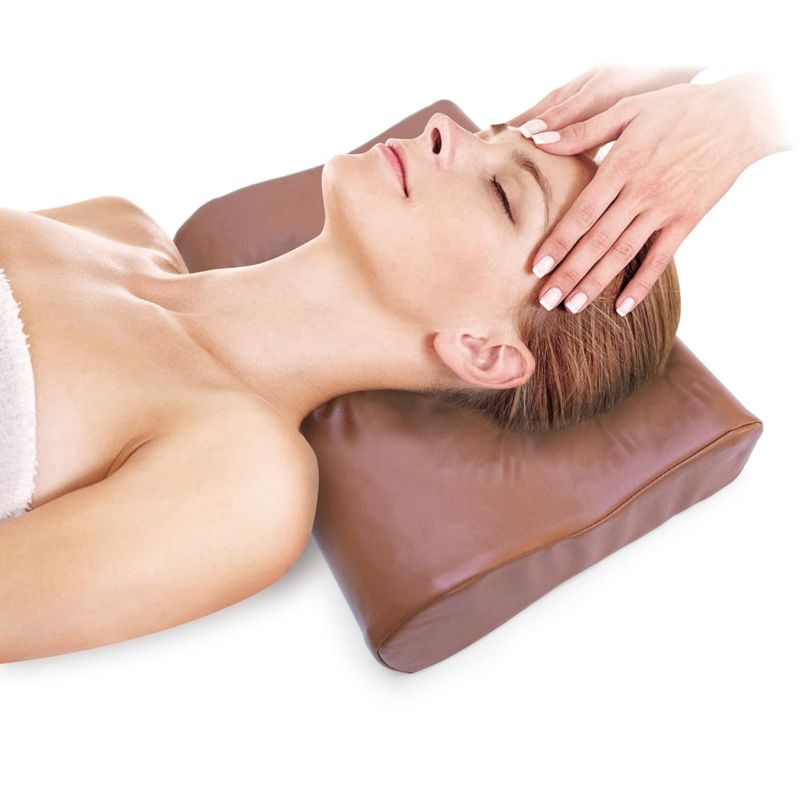 

Soft Memory Foam Polyurethane Massage Pillow for Hair Salons and Beauty Salons, Head, Back, and Leg Support (Elitzia ETPI006)