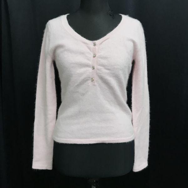Vigny Angora Knit Top Women’s 38 Pink Flandre(USED)