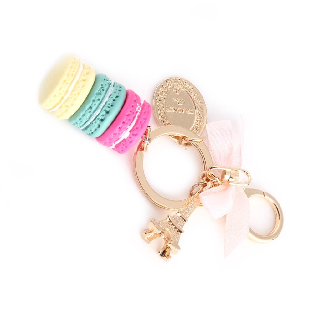 Colorful Macaroon Keychain Cute Bag Charm Key Chain) Keyring Pendant Bag Decoration