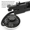 360° Rotatable Car Cooling Fan USB Powered Dual Fan Heads 3 Wind Speed Levels 12V Automotive Fan