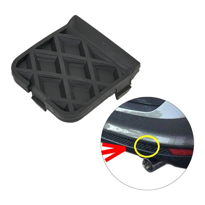 1705332 Black Replacement Durable Premium Rear Bumper Tow Hook Eye Cover Cap for Ford Focus Fwd III 2011-2016 MK3 MK4