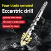 5pcs Four-edged Sawtooth Drill Bit for Tile Drilling and Concrete Special Electric Drill Ultra-high Hardness Drill Bit