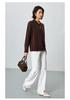 Women's High Neck Double Zipper Knit Cardigan - 2025 Autumn/Winter Collection