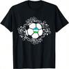 Floral Uzbekistan Soccer Fans Jersey Uzbekistani Football T-Shirt