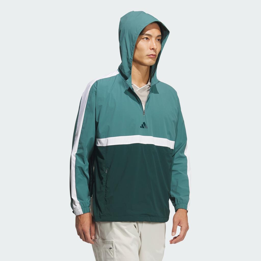 Adidas Golf Quarter-Zip Long-Sleeve Hoodie Pullover Jm9595