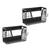 Yousheng Magnetic Shelf Fridge Organizer Magnetic Fruit Basket Potato Onion Storage Bins Multifunctional Kitchen Organizer for Refrigerator Pantry