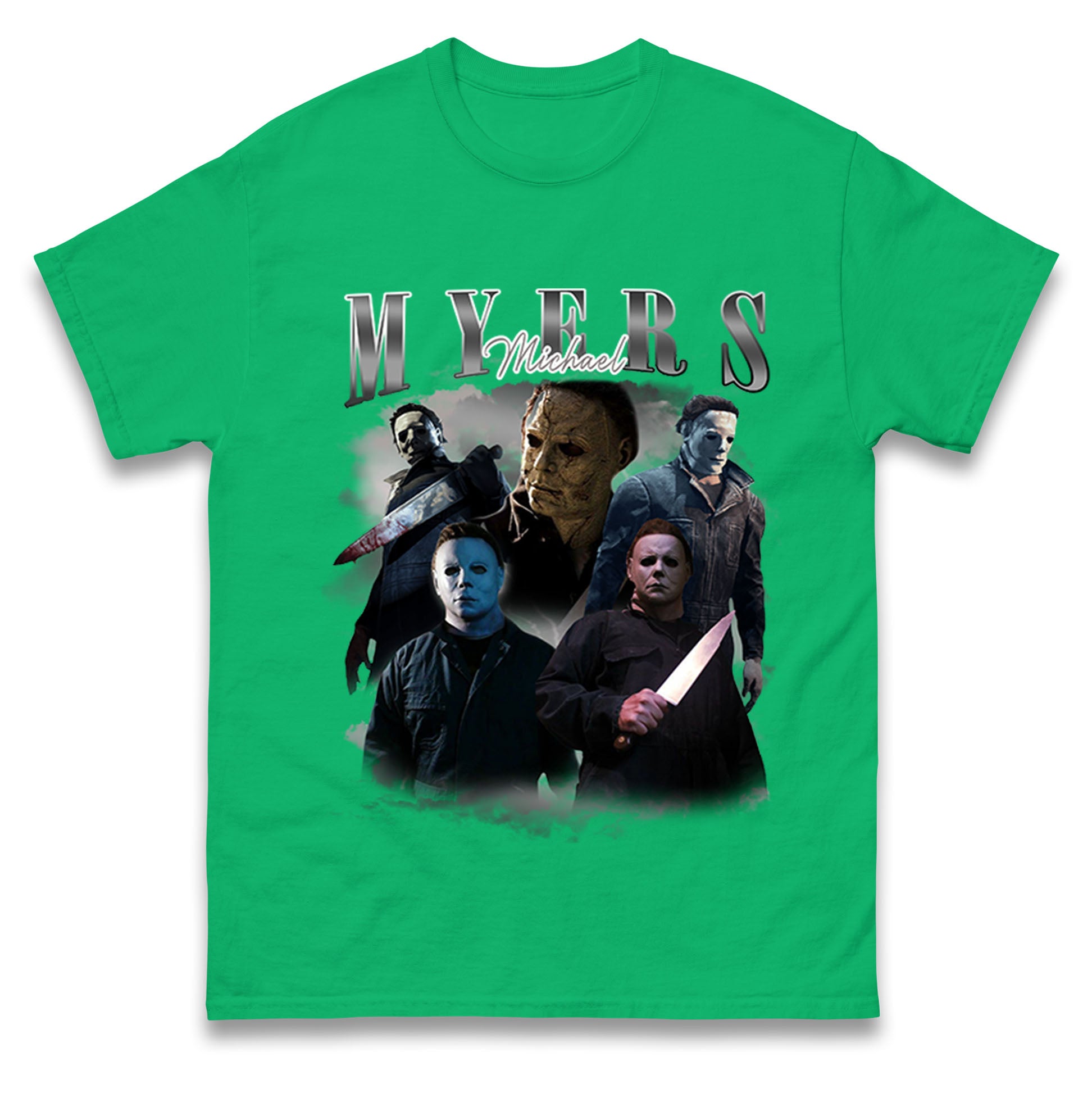 Michael Myers Serial Killer Halloween Bootleg Mens T Shirt Womens Tops Tees M
