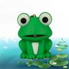 Cartoon Animal Green Frog Key Chains Lovely Animal Lighting Keychain  Bag Decoration