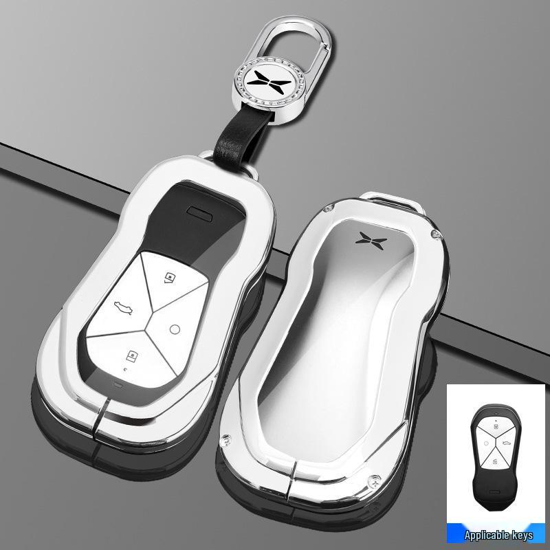Compatible Key Cover for Xiaopeng 2022 P7/P5, 2021 G3/G3i Models - Unisex Protection & Shell Buckle