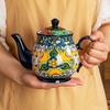 Bohemian Retro Dinnerware Set Salad Bowl Cutlery Ethnic Style Tableware for Home