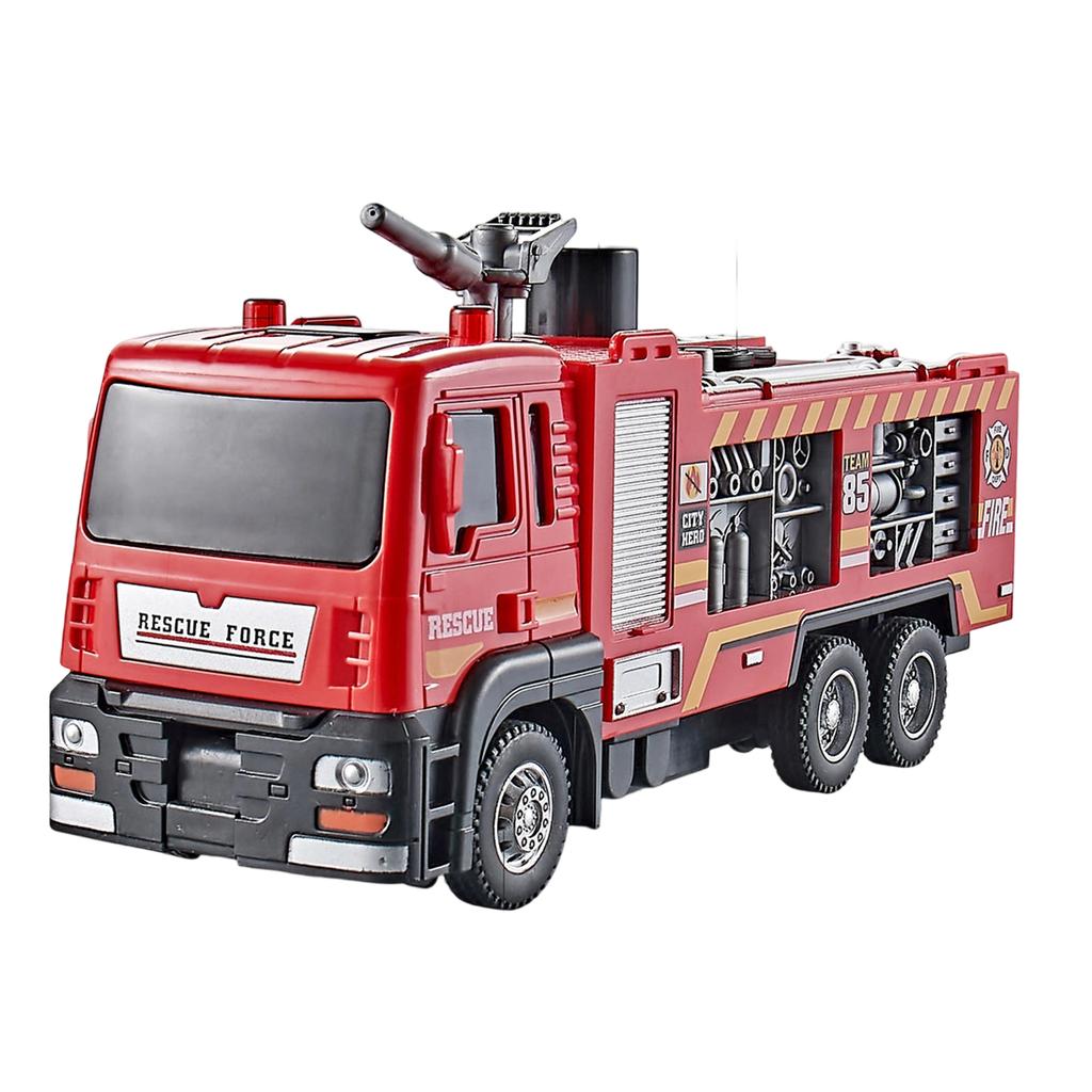 Simulation Fire Truck Ladder Truck Sprinkler Truck Sanitation Truck Alloy Engineering Vehicle Children's Car Model Toy