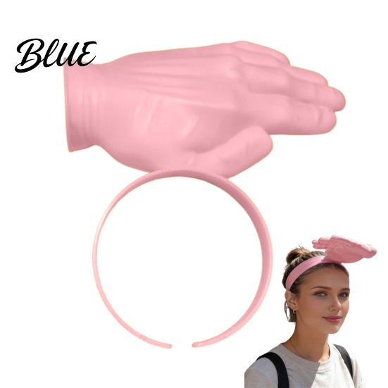 Summer Sun Hat Hand-Shaped Visor 3D Printed Funny Novelty Headwear Outdoor for Activities Unique Face Shield Gardening Hiking Beach Ergonomic