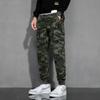Neue Herren, amerikanischer Schurke, gutaussehend, vielseitig, Sport-Tote, Latzhose, Camouflage, locker, lässige Hose, elastisch
