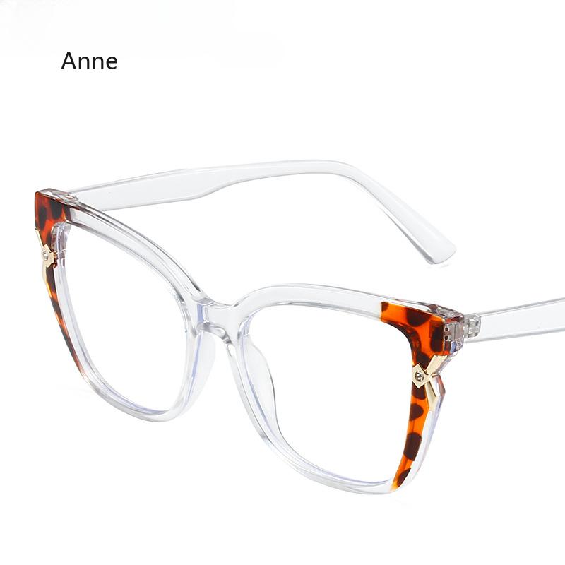 Women Vintage Glasses Stylish New Multi-color Rim Blue Light Blocking Decor Eyeglasses Trendy  Design Optical Frames