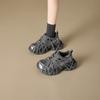 Daddy Shoes Damen Neue Erhöhte Plateau-Riemen Mode Sport Lässige Schuhe Mode Vielseitige Damenschuhe