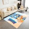 Soccer Fun Bluey Customized Name Floor Rug Office Rug Design for Dormitory Study room Playrooms Bedrooms Antislip Carpet Decorate Offices