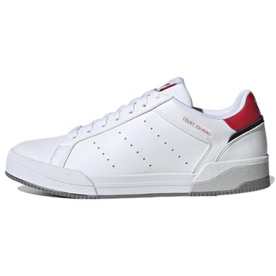 Originals Court Tourino Antypoślizgowa Amortyzacja Odporne na Ścieranie Niskoprofilowe Buty Skateboardowe Unisex Biało-Czerwone Trampki GZ0815