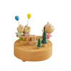 Christmas Festival Wooden Music Box: Creative Children's Toy and Home Decoration Craft, Perfect Birthday Gift