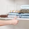 Transparent Acrylic Clothing Divider Shelf - Garment Storage Partition