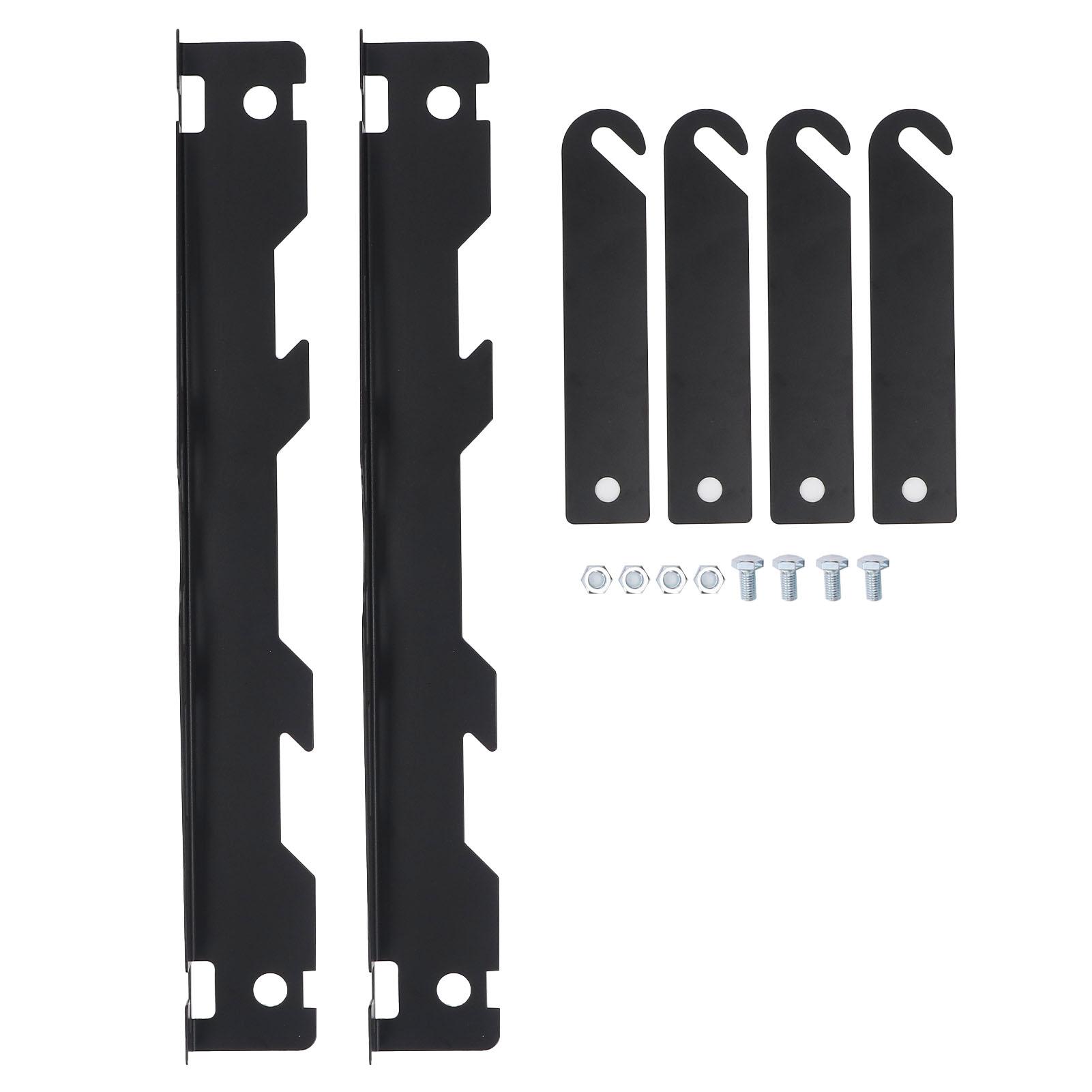 

2 шт. Пластины для инструмента для выравнивания колес из легированной стали Инструмент для выравнивания схождения передней части автомобиля с подвесными отверстиями