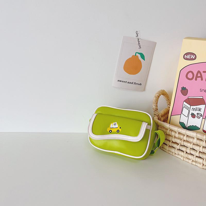 Adorable Cartoon Car Mini Crossbody Bag For Kids Stylish Colorful Shoulder Purse For Boys And Girls