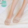 Cherry Blossom Lace-Trim Invisible Non-Slip Boat Socks - Breathable No-Show Summer Footwear