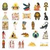 10/30/50pcs Cartoon Ancient Egyptian Culture Stickers Pyramid Pharaoh Sticker DIY Skateboard Notebook Phone Case Decals Toy Gift