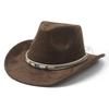 Hög hatt, Mocka, Uppvikt cowboyhatt, Herr- och damhattar, Herr- och damhattar med uppvikt brätte.