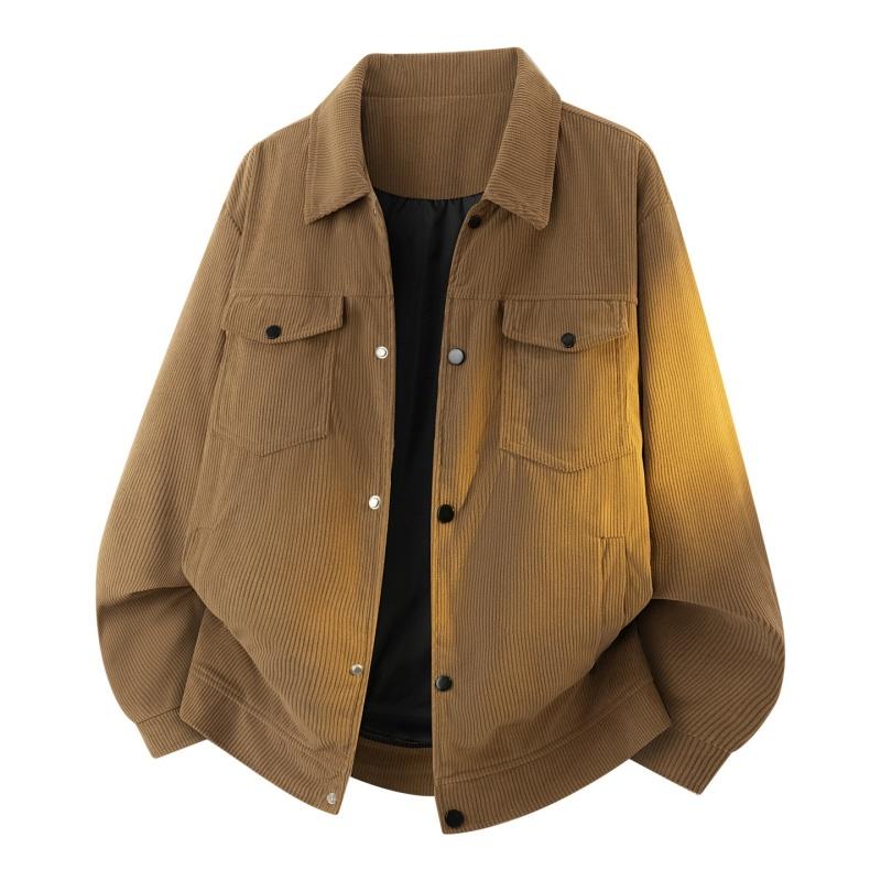 Casual Jacket Men's Casual Solid Color Stand Up Collar Jacket Men's Jacket