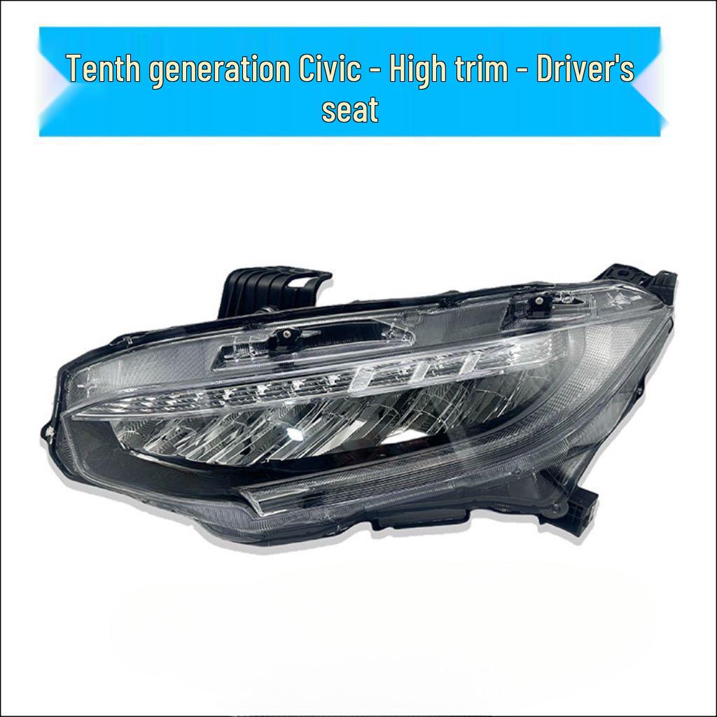 Fits 16-20 Honda Civic (10th Gen) LED Headlight Assembly.