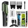 Vacuum Body Trimmer for Men, Adjustable Length with 2 Comb (1-20mm), Electric Vacuum Trimmer for Beard, Mustache, Stubble