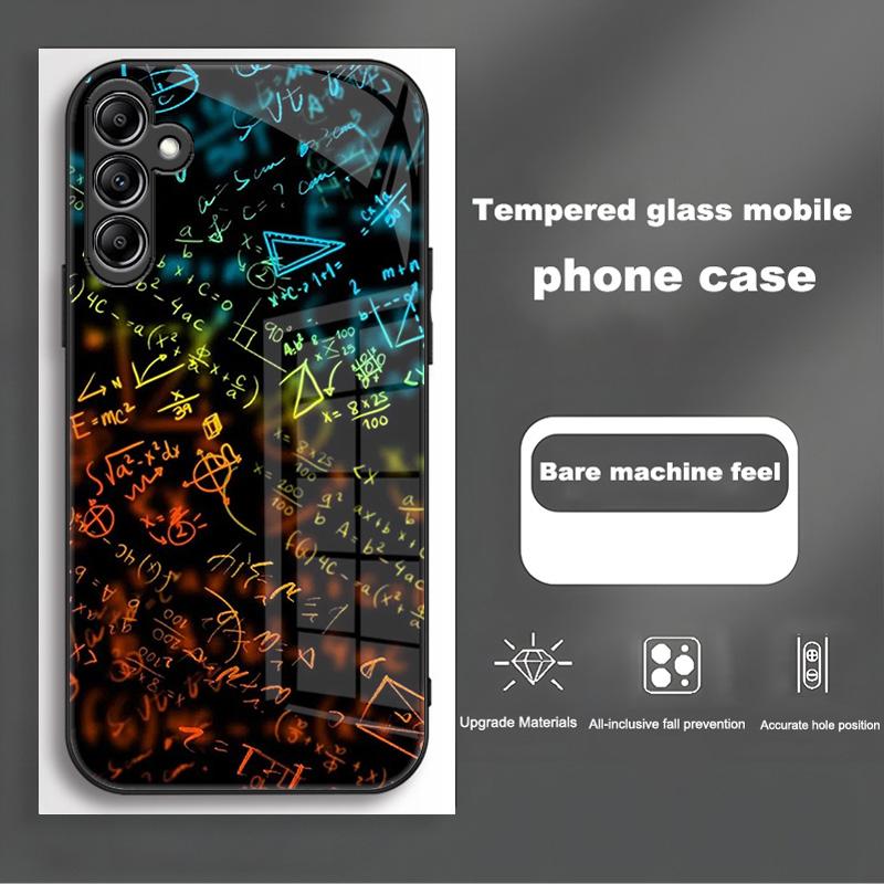For Samsung Galaxy A56 Case SM-A566B Fashion Painted Cover Tempered Glass Case For Samsung A16 A26 A36 Galaxy A56 5G Shell Coque