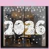 Christmas 2026 Deer Window Decals Pvc Snowflake Stickers Set For Holiday Decorations